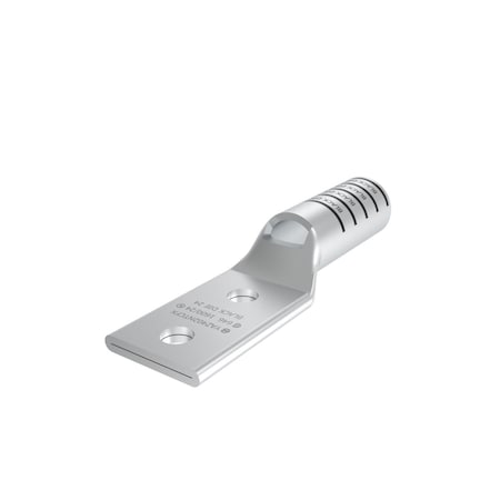 Burndy Copper Compression Lug, 2 Hole w/ Inspection Window, 646 Flex, 1/2" St YAZ402NTCFX